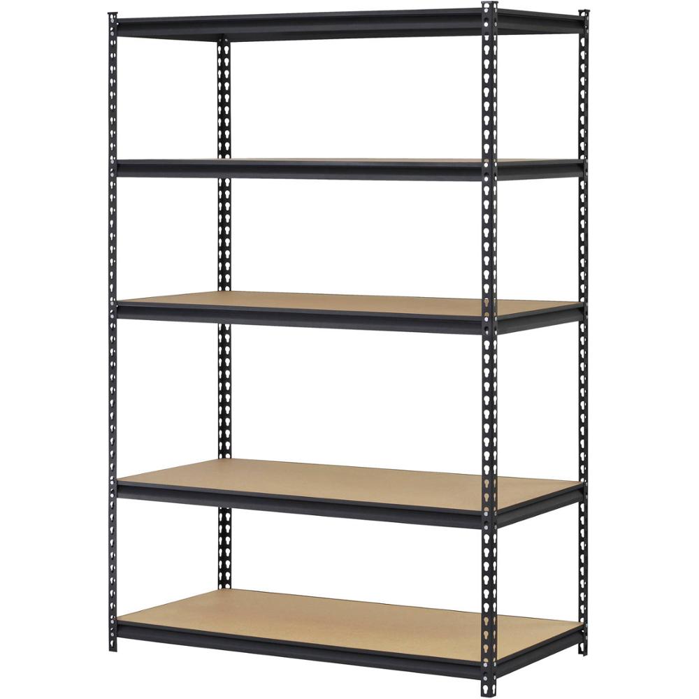 Adjustable Easy Install Industrial 4 Layers Shelf Metal Shelving Rack