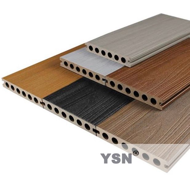 Wood Composite PWC Outdoor Decking WPC Engineered Flooring