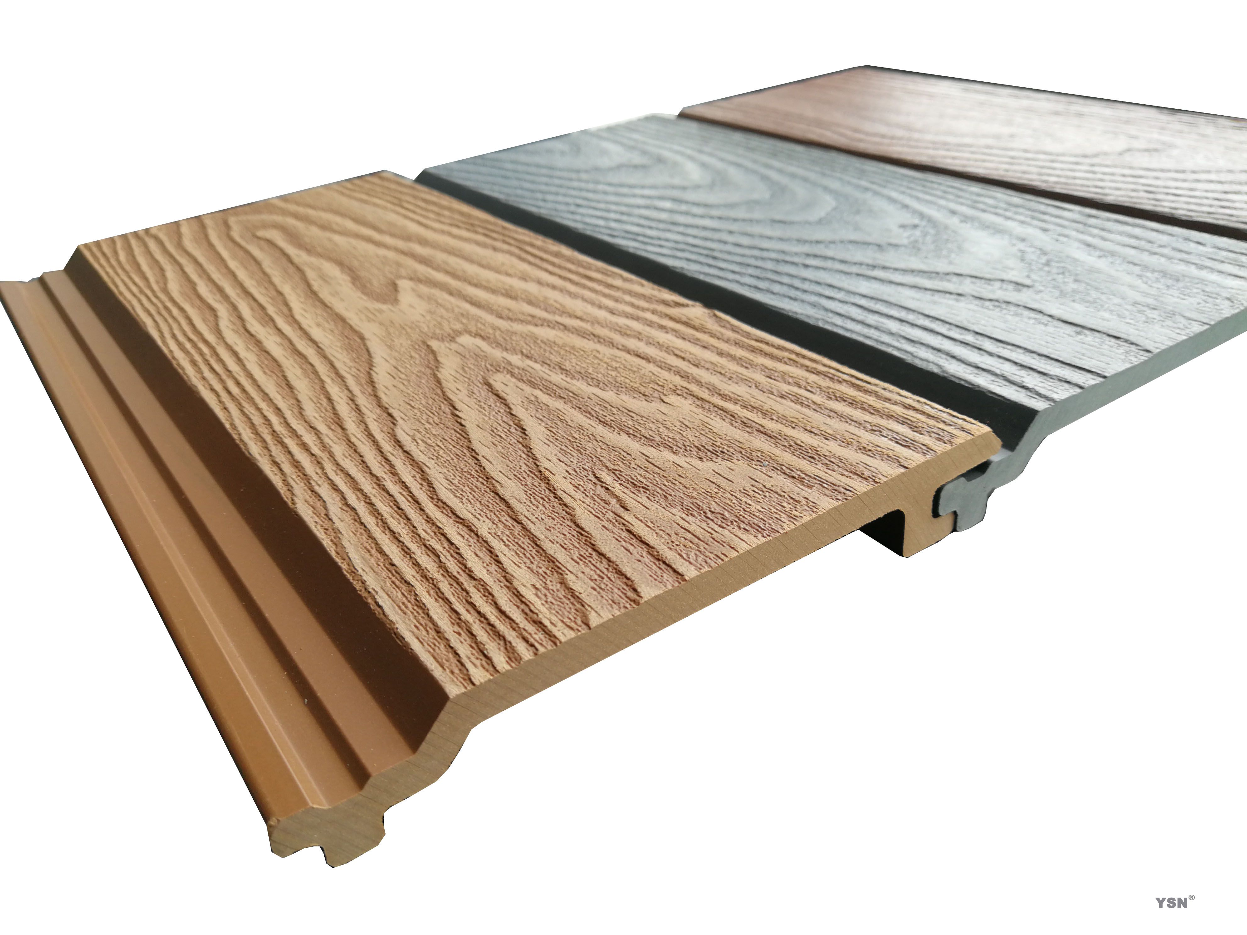Outdoor PWC wood plastic composite decking flooring, wpc wall panel