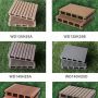WPC wood plastic composite hollow decking wall panel