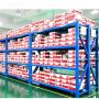Medium duty boltless storage metal rack for warehouse