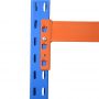 Easy-install height adjustable 5 layers metal storage shelf rack 4 buyers
