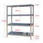 High Quality Heavy Duty Metal Kitchen Stainless Steel Storage Shelf