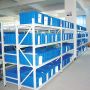 Warehouse cargo storage longspan stacking racks & shelves system
